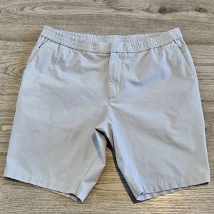 Hugo Boss 5-Pocket Travel Shorts - Stretch Waist - Grey - Size 38x9